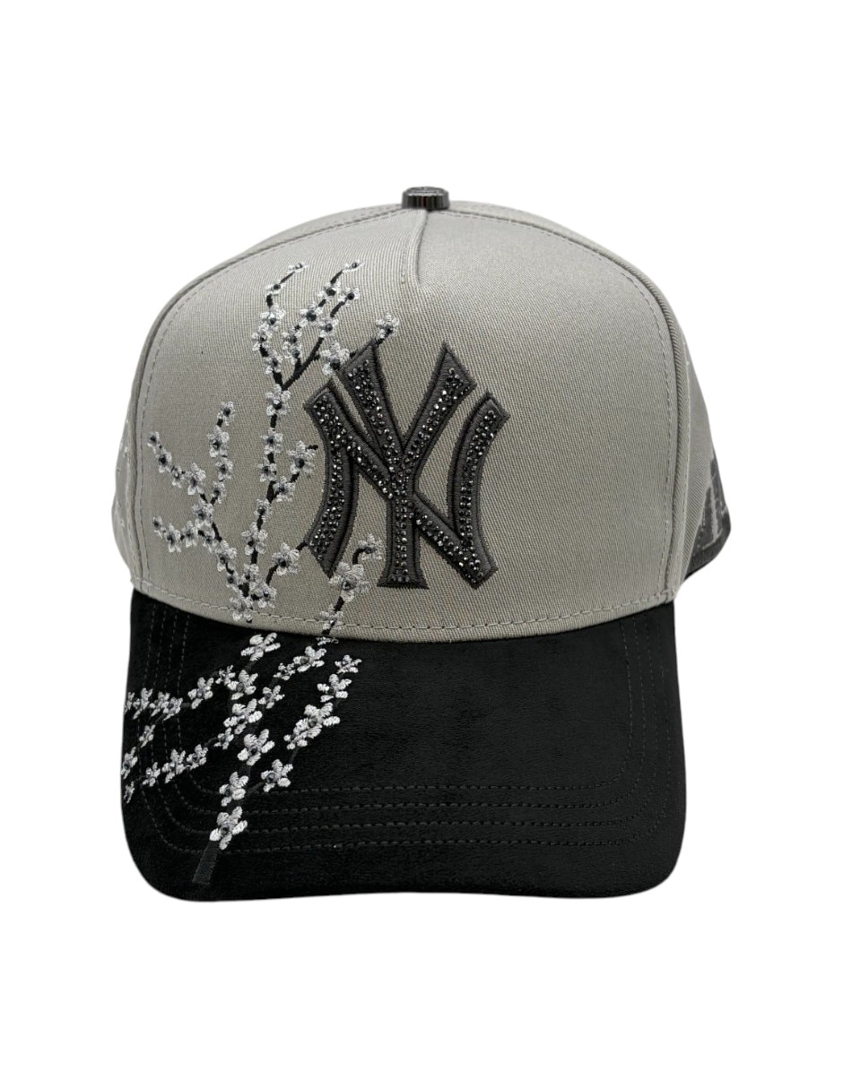 Gorra visera curva snapback casual Big Boss Sakura Gray para hombre