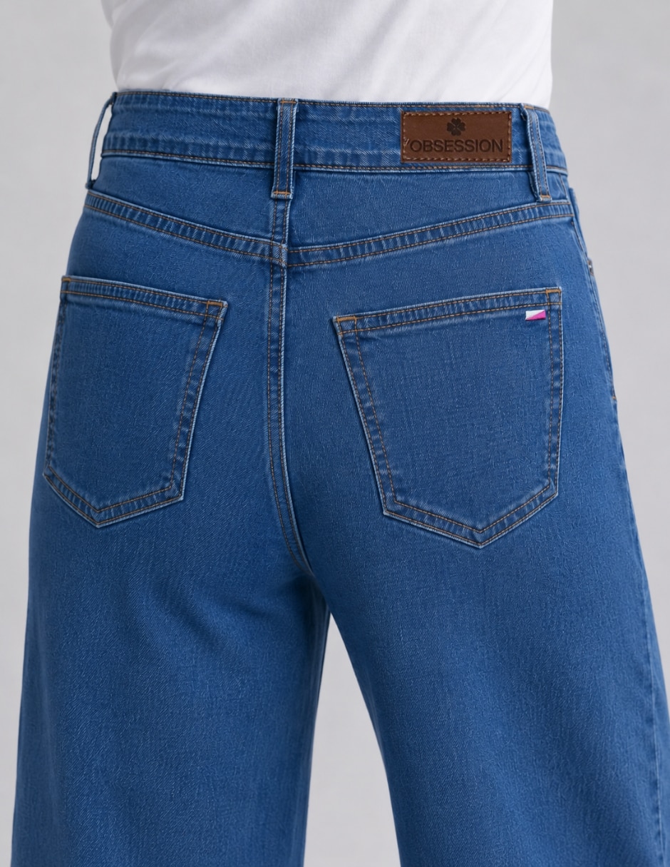 Jeans wide leg para mujer 2