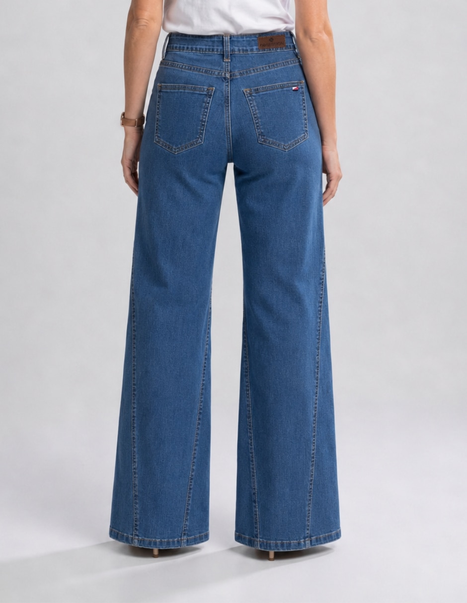Jeans wide leg para mujer 4