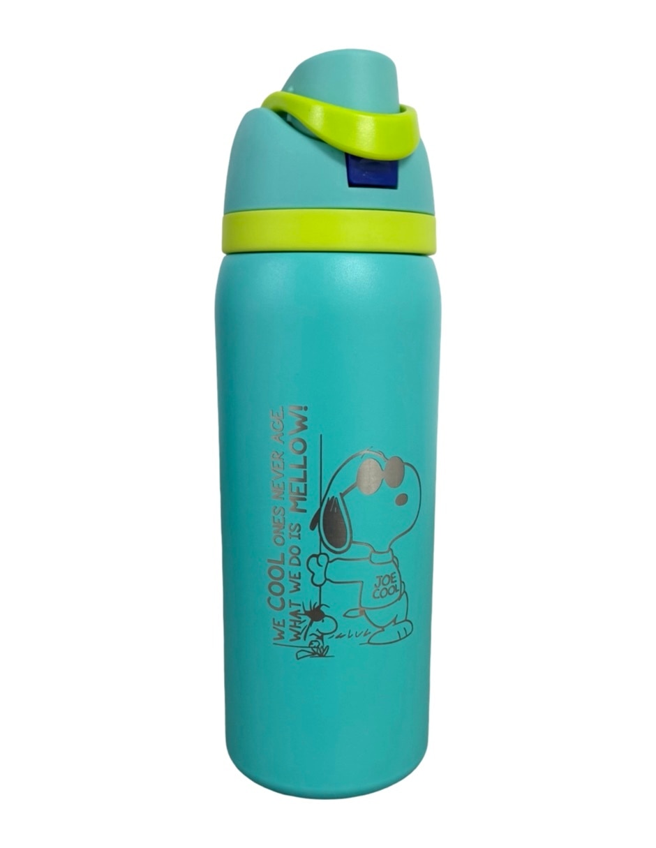 Termo de acero inoxidable Snoopy con tapa rosca 946 ml Termo de acero inoxidable Snoopy con tapa rosca 946 ml
