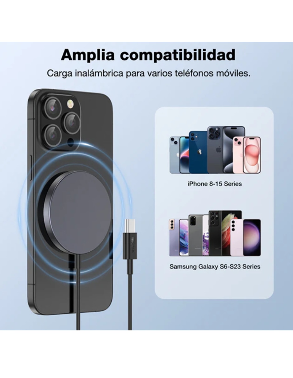 Cargador inalámbrico Genérica 281 cubo Magsafe 15 W