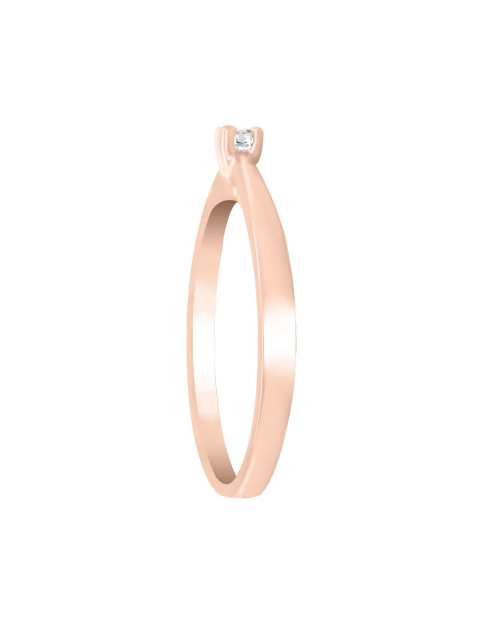 Anillo de compromiso de Oro 14 k Siri Diamante 2
