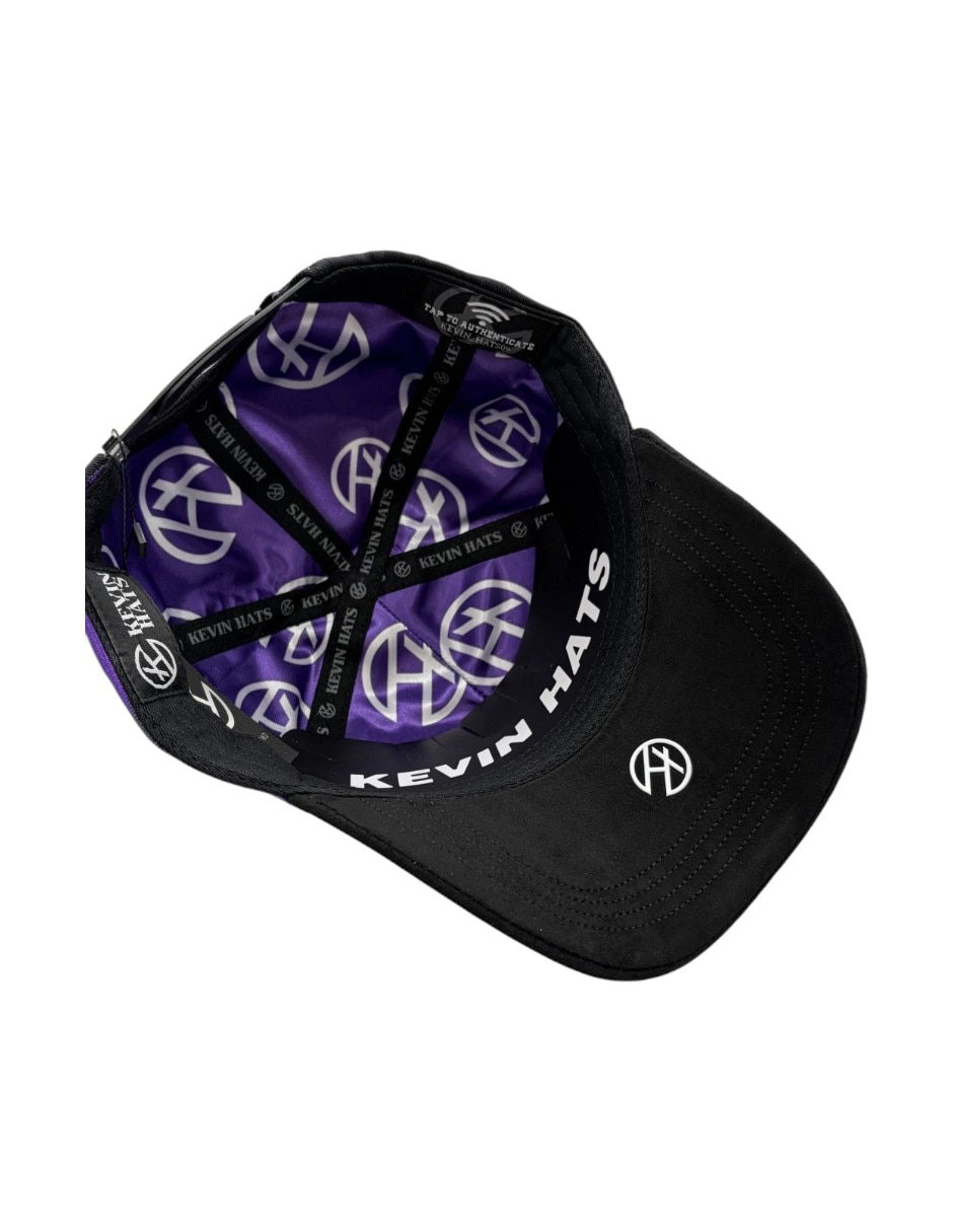 Gorra visera curva snapback casual Big Boss Sakura Purple para hombre