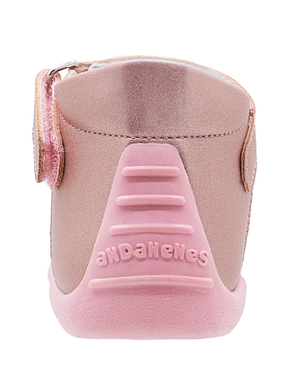 Zapato andanenes primeros pasos de piel para niña