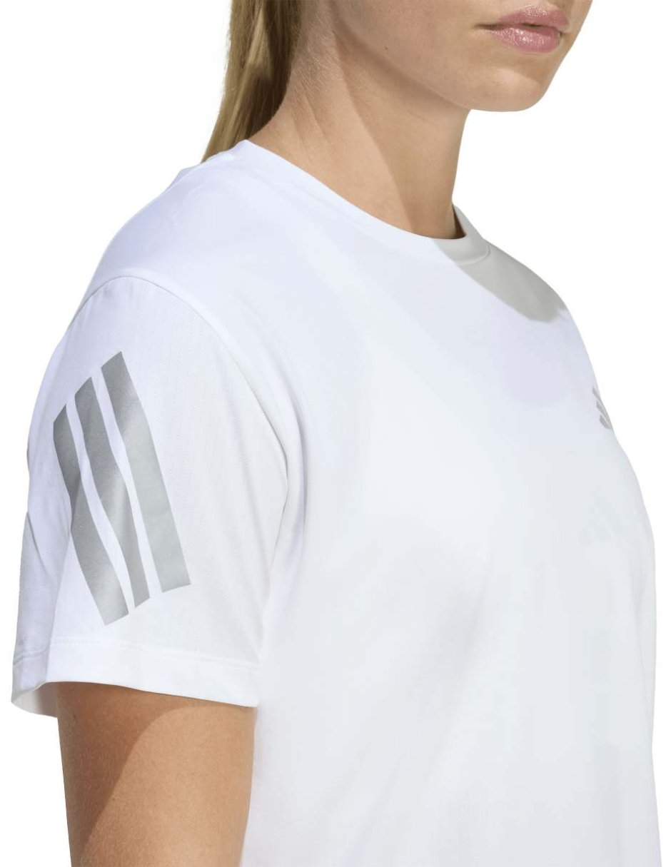 Playera deportiva para correr Adidas de mujer
