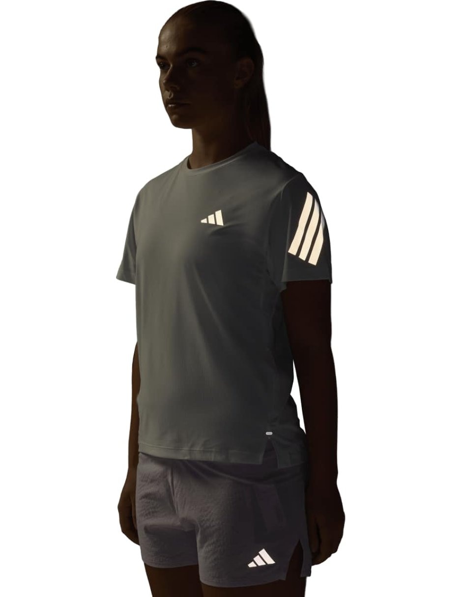 Playera deportiva para correr Adidas de mujer