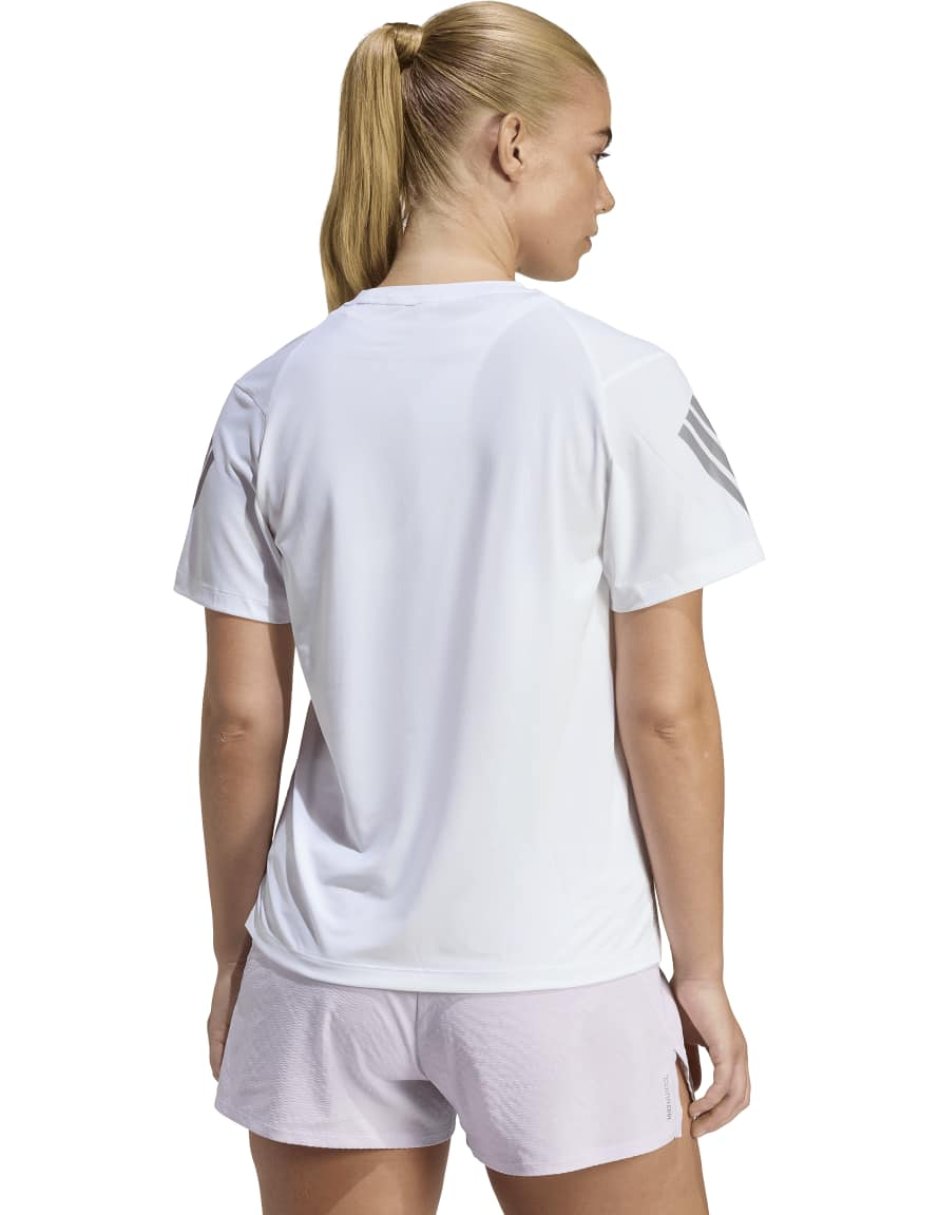 Playera deportiva para correr Adidas de mujer