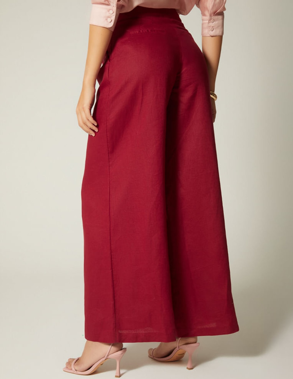 Pantalón de vestir Studio F palazzo para mujer