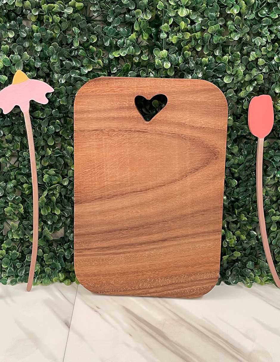 Tabla para picar Wood Planks mx corazon de madera