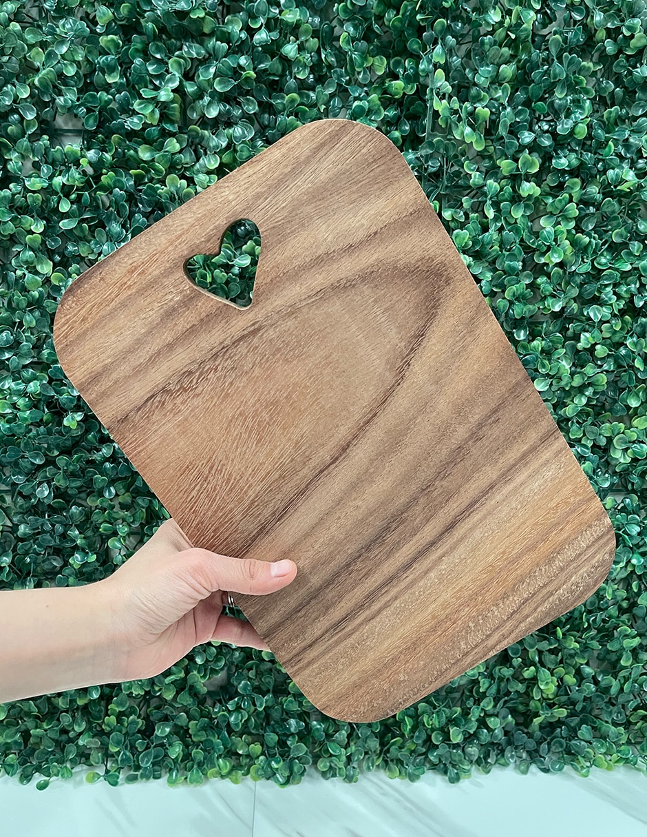 Tabla para picar Wood Planks mx corazon de madera
