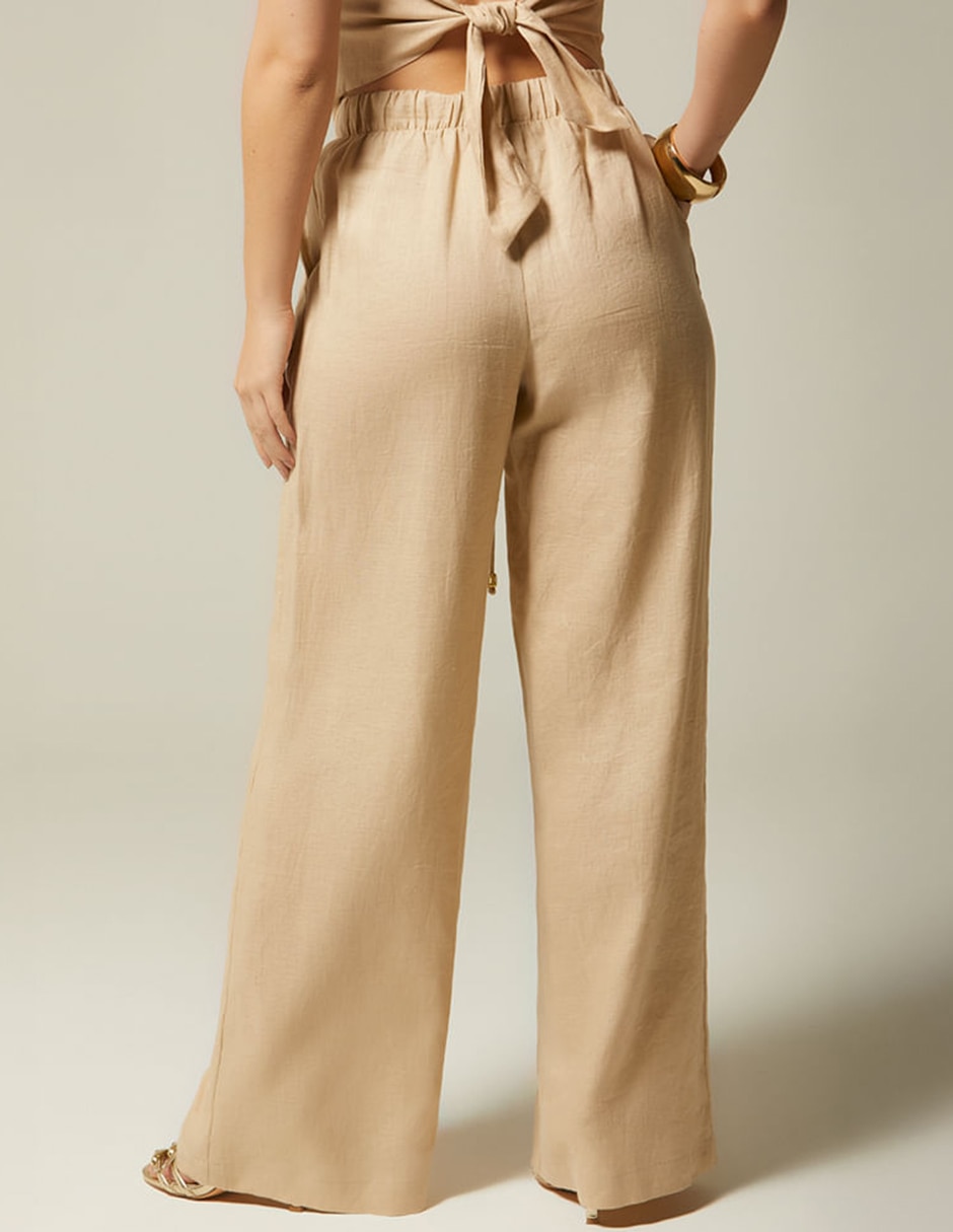 Pantalón Easy Pant Studio f palazzo para mujer