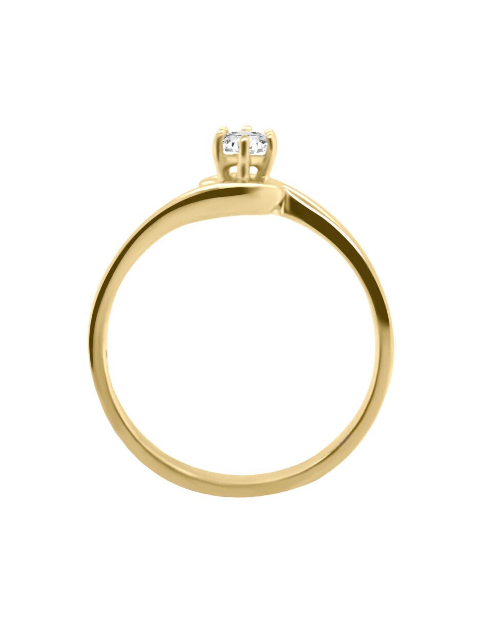 Anillo de compromiso de Oro 14 k KLAMORE Amaris Diamante
