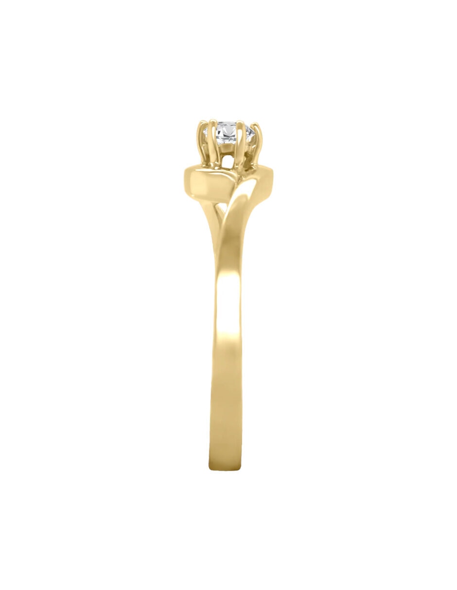 Anillo de compromiso de Oro 14 k KLAMORE Amaris Diamante