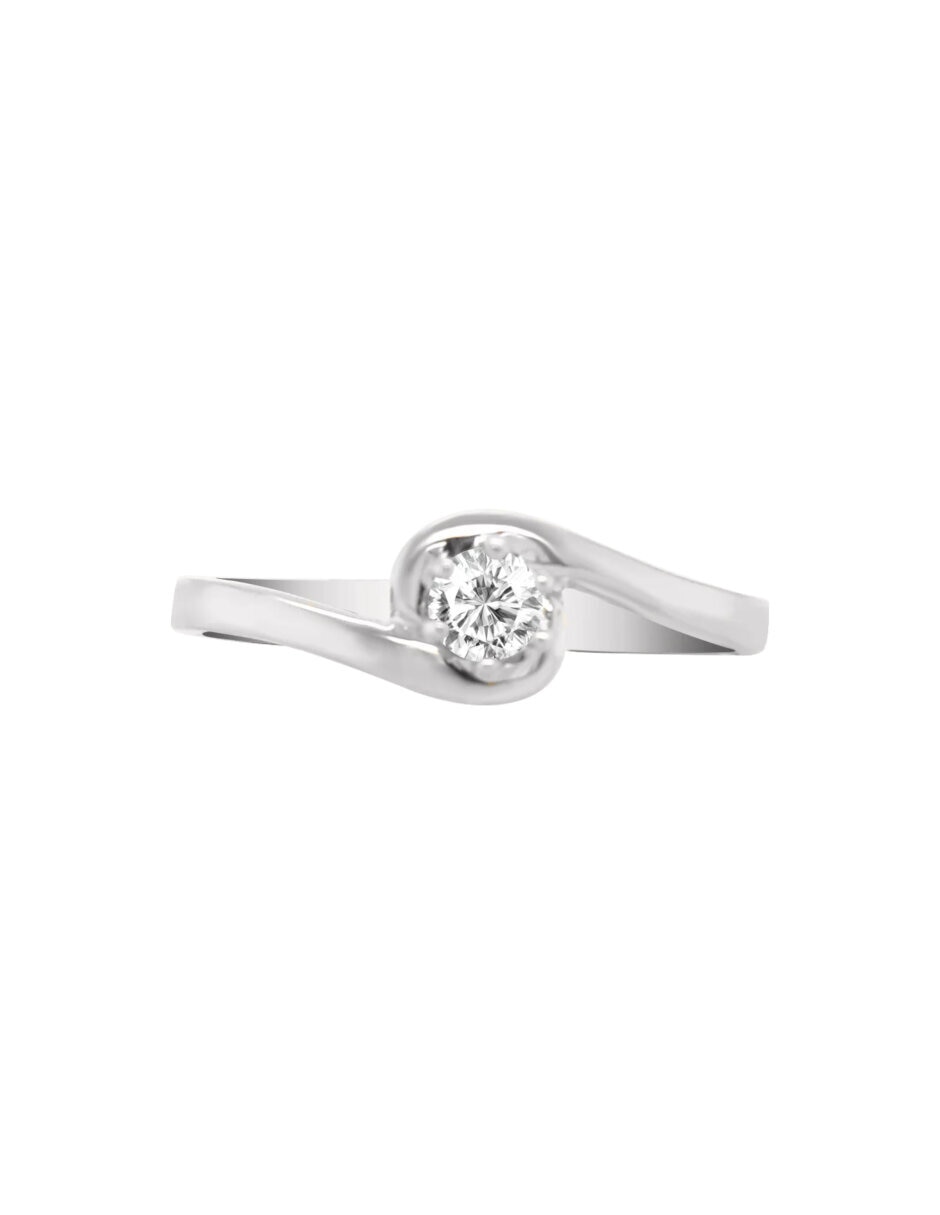 Anillo de compromiso de Oro 14 k Amaris Diamante Anillo de compromiso de Oro 14 k Amaris Diamante