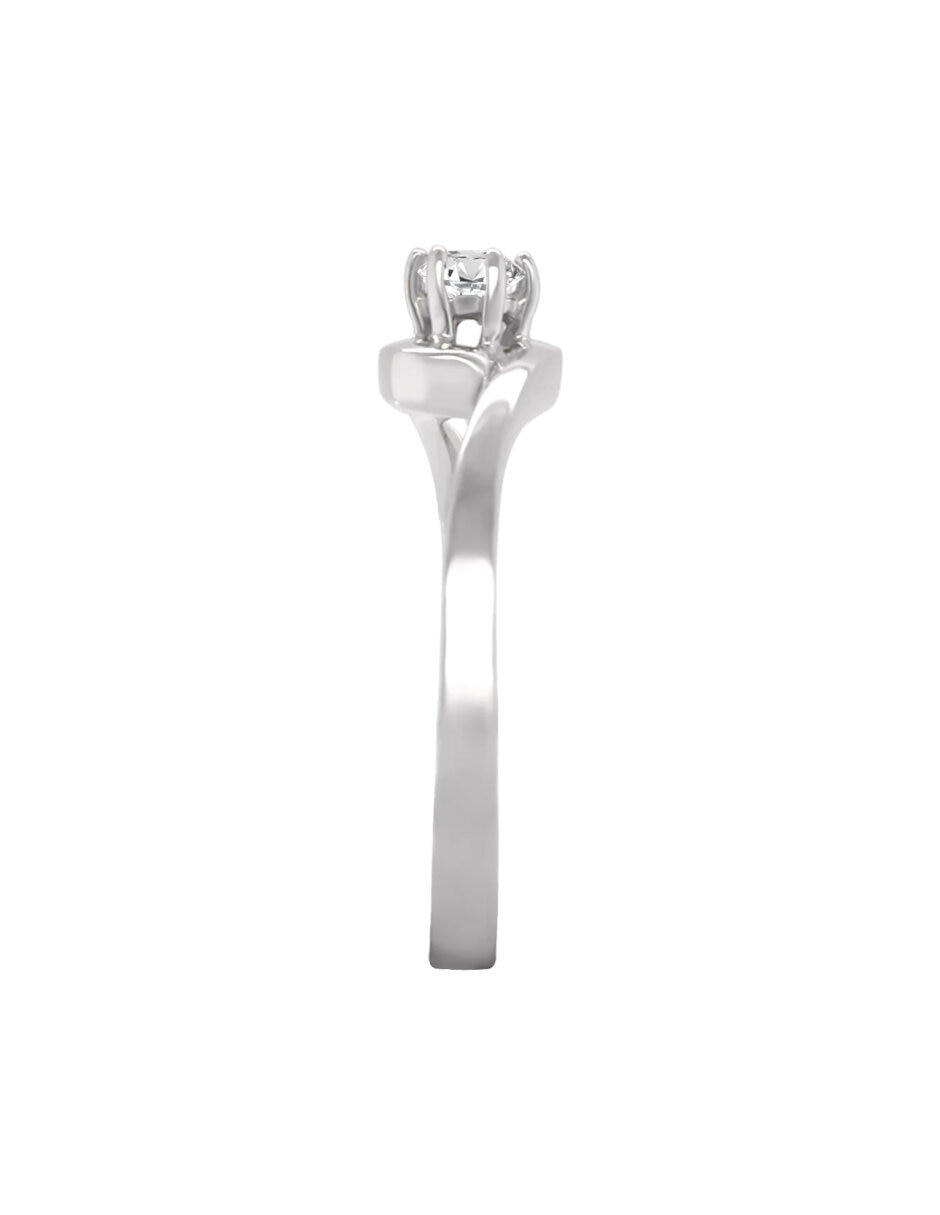Anillo de compromiso de oro 14 k Amaris diamante 2