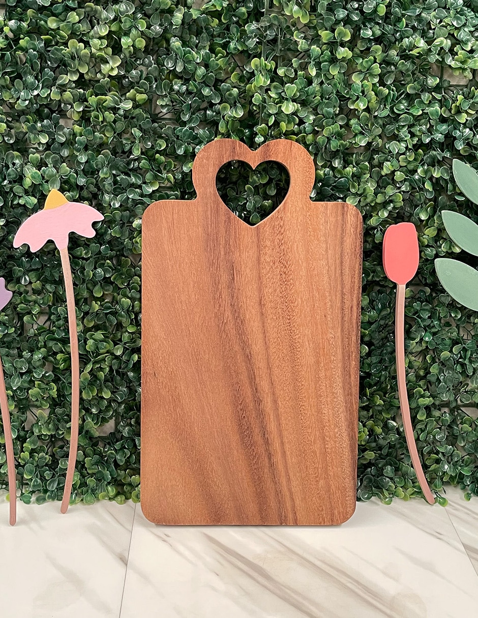 Tabla para picar Wood Planks Mx corazon de madera
