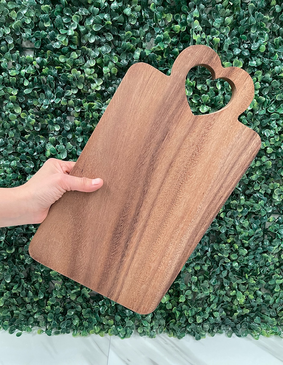 Tabla para picar Wood Planks Mx corazon de madera