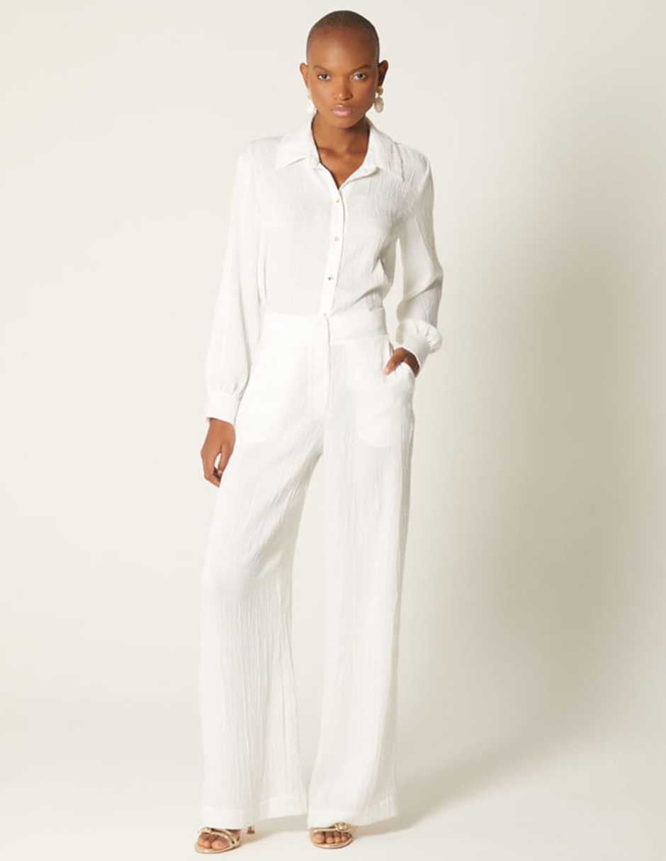 Pantalón palazzo para mujer