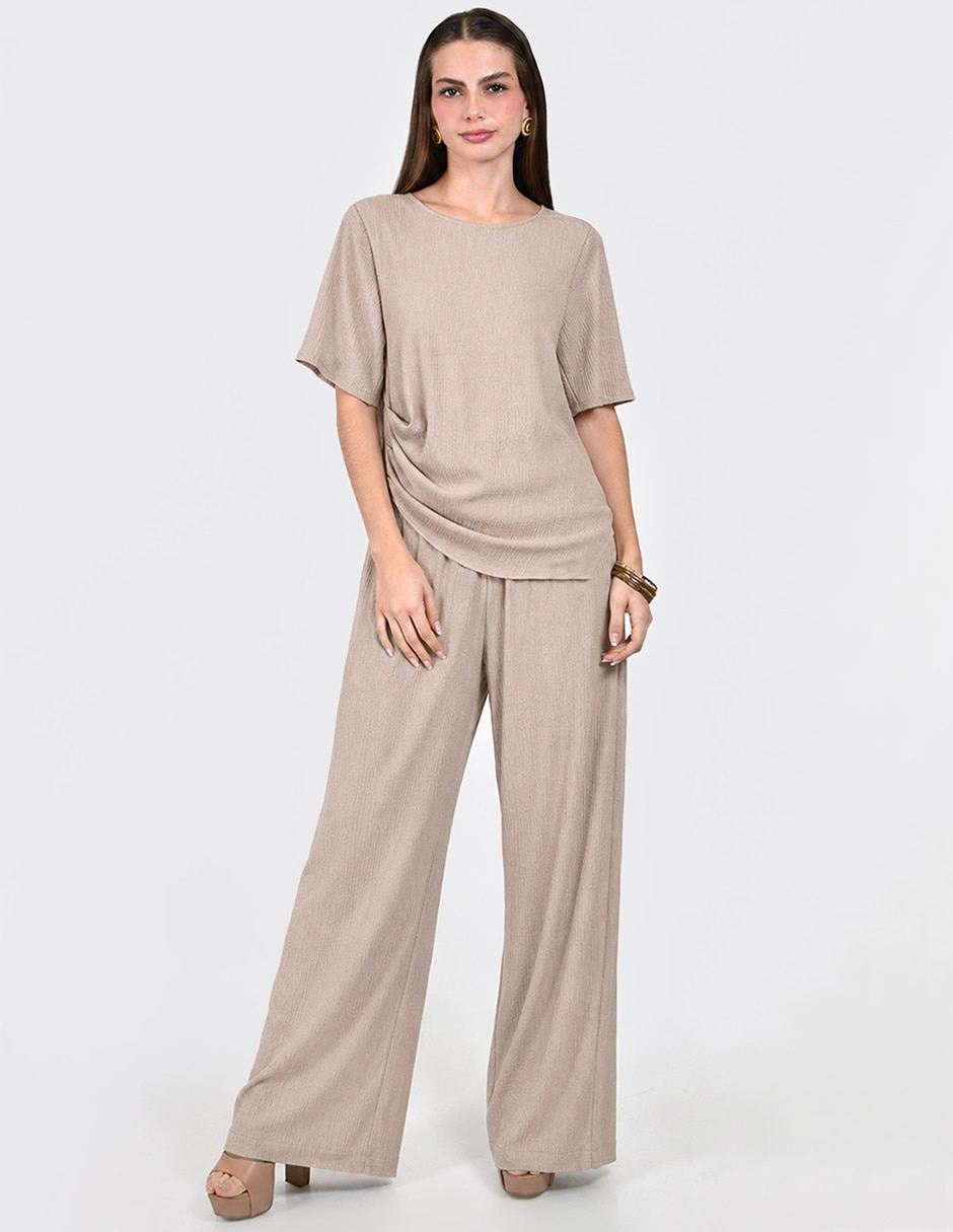 Conjunto ropa casual roman fashion y elastano para mujer