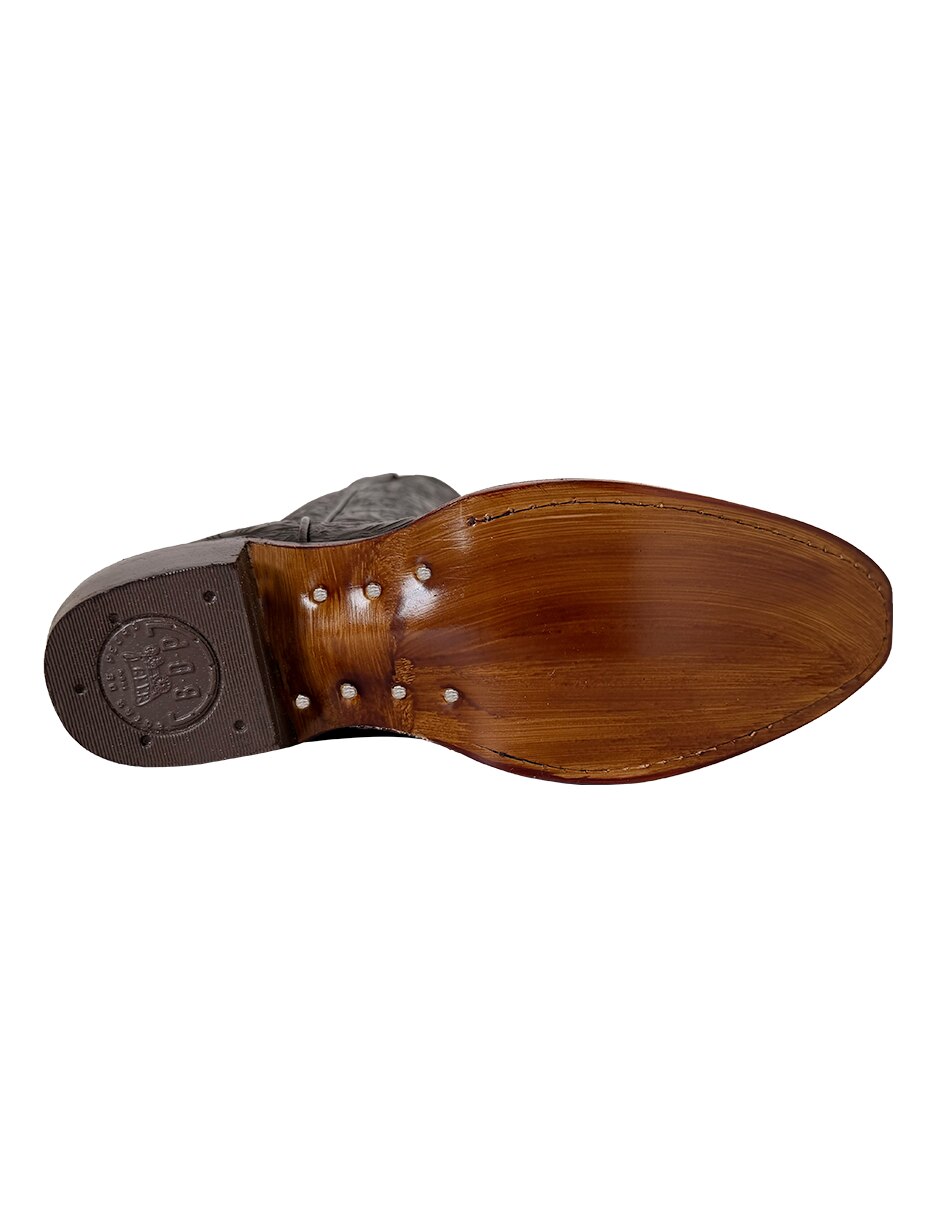 Bota cowboy abajo de la rodilla de piel para mujer 3