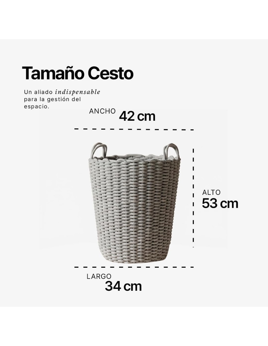 Cesto para ropa de algodón 6