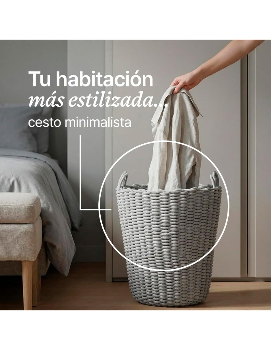 Cesto para ropa de algodón 3