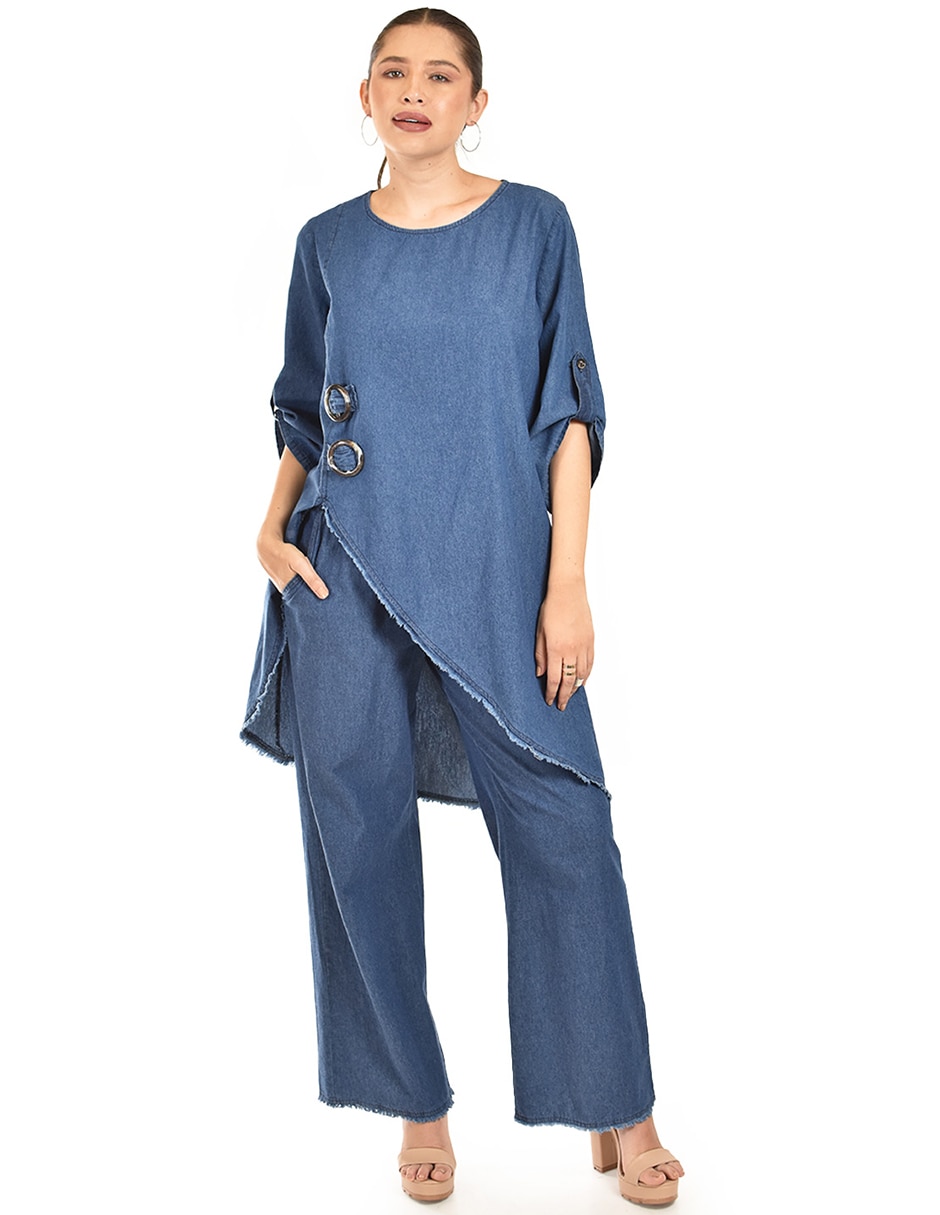 Conjunto ropa casual de algodón para mujer