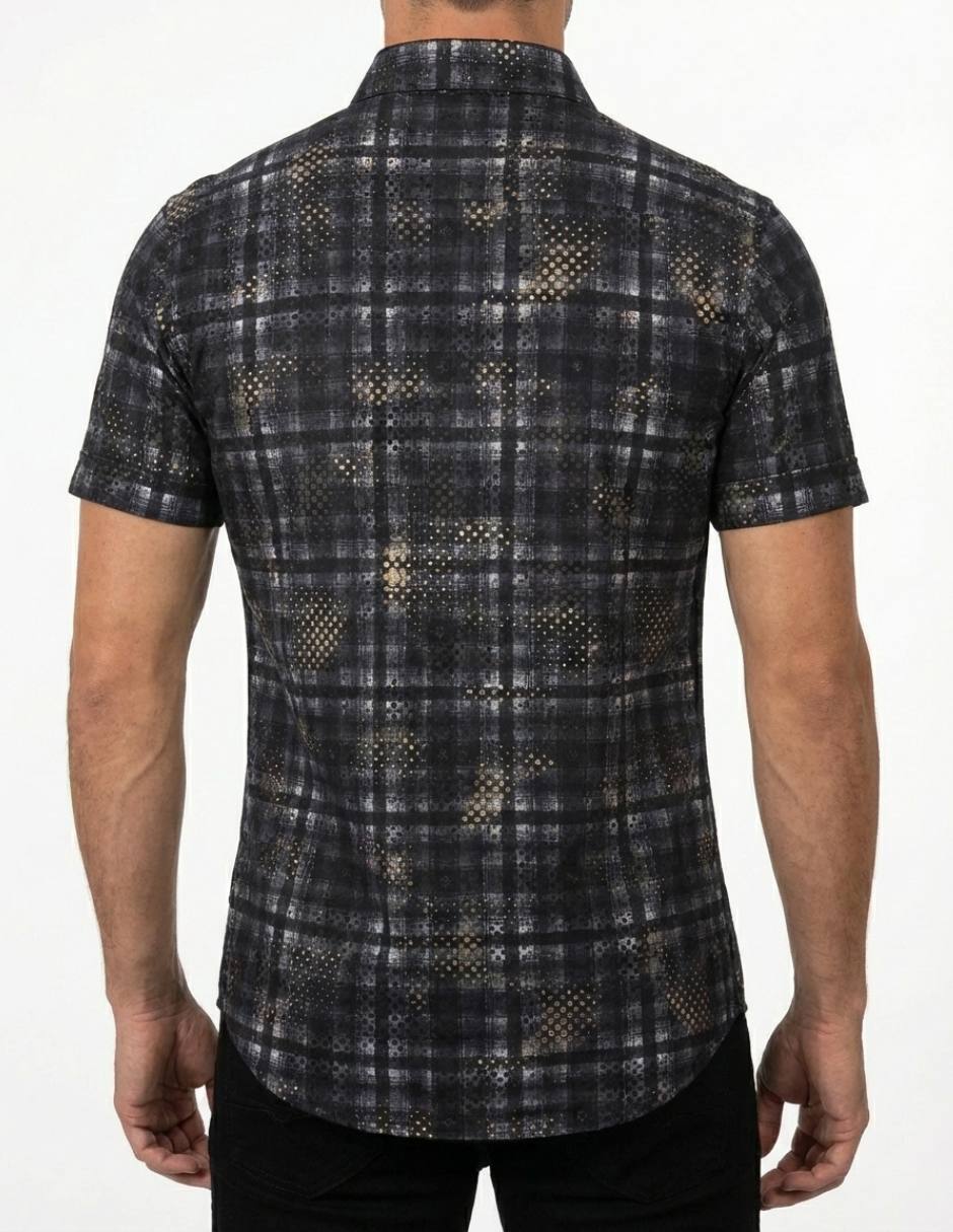Camisa casual manga corta para hombre 2