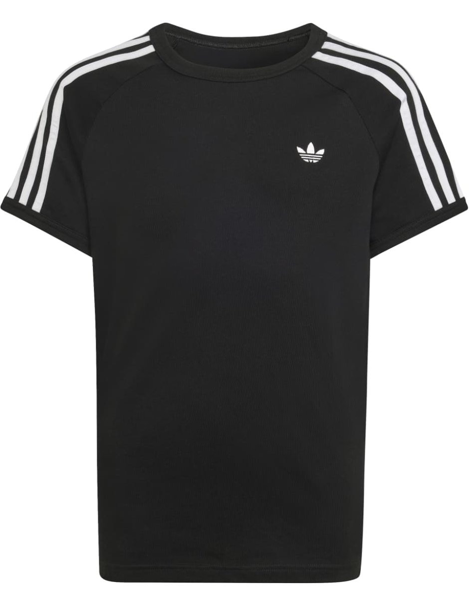Playera Adidas 3 stripe tee manga corta para niño
