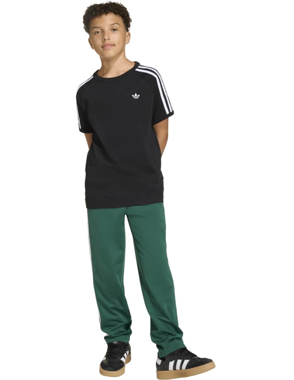 Playera Adidas 3 stripe tee manga corta para niño