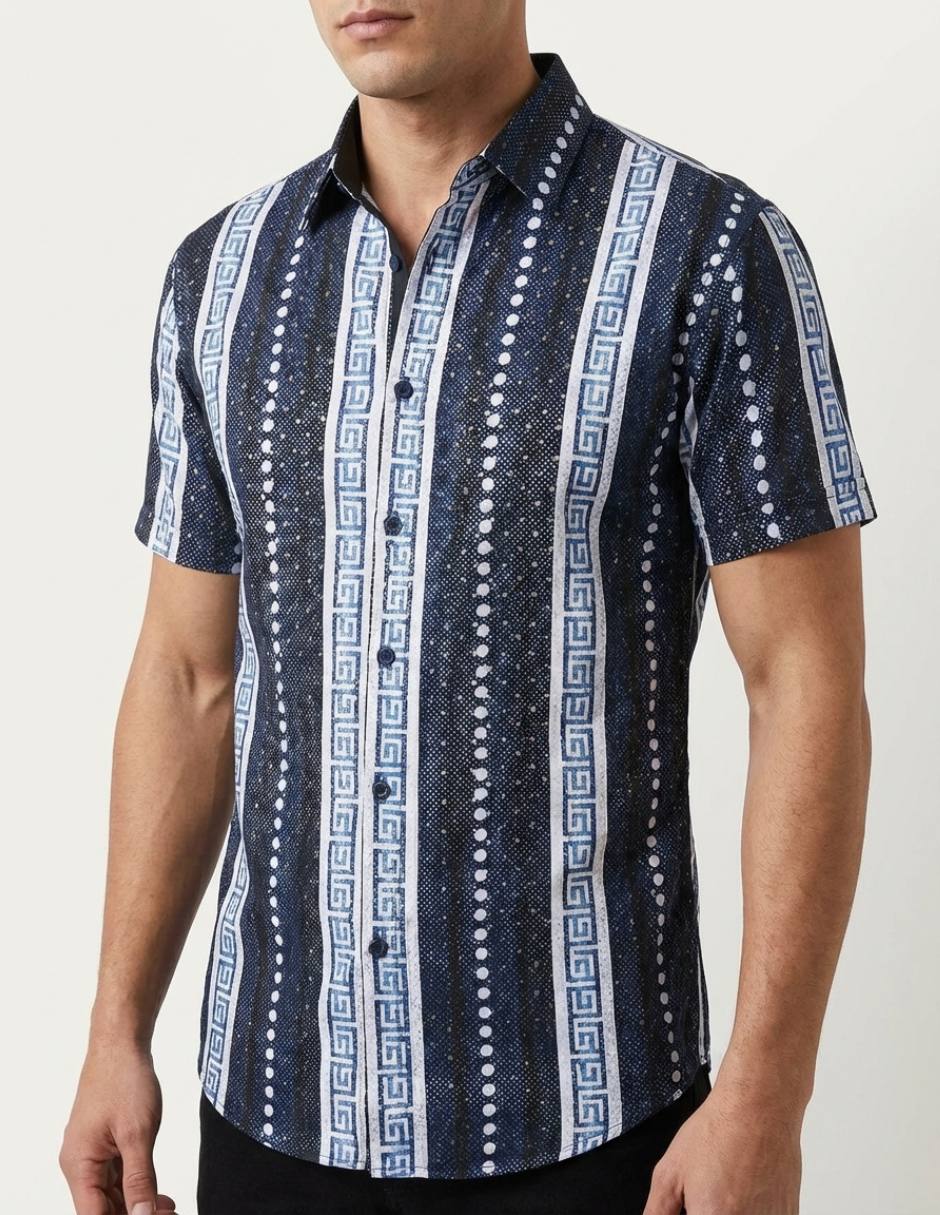 Camisa casual manga corta para hombre Camisa casual manga corta para hombre