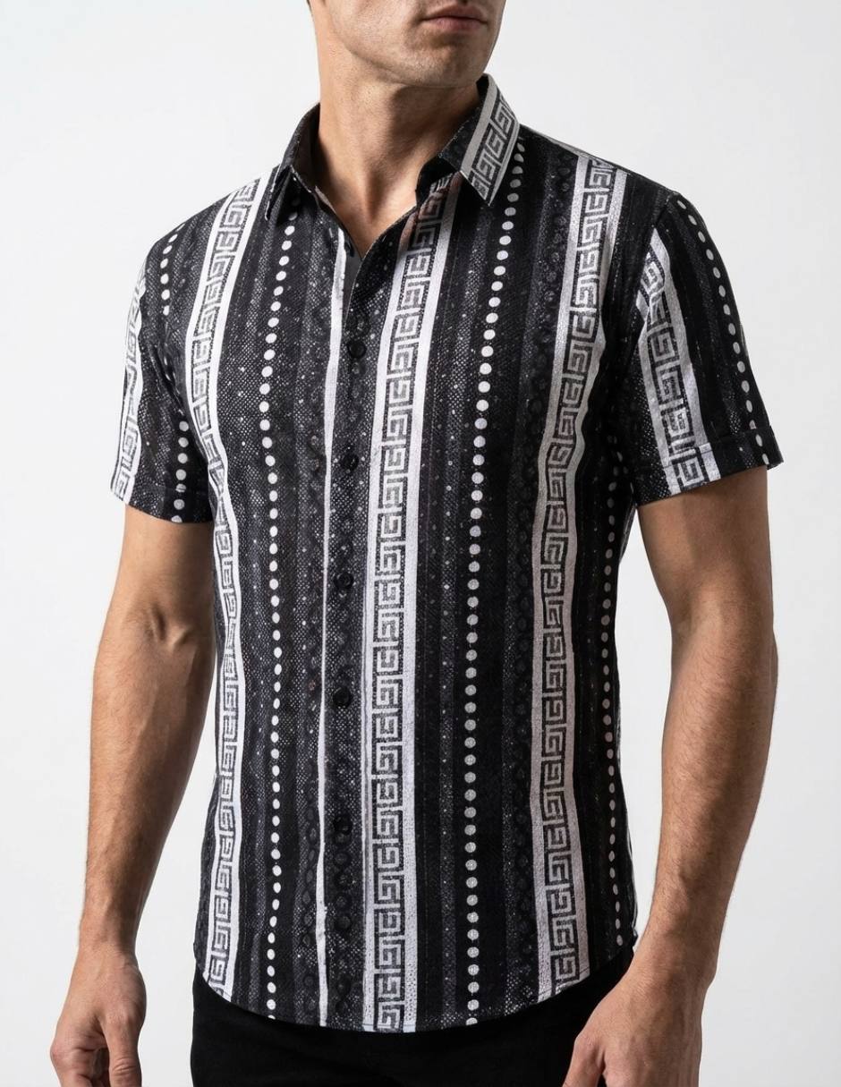 Camisa casual manga corta para hombre Camisa casual manga corta para hombre