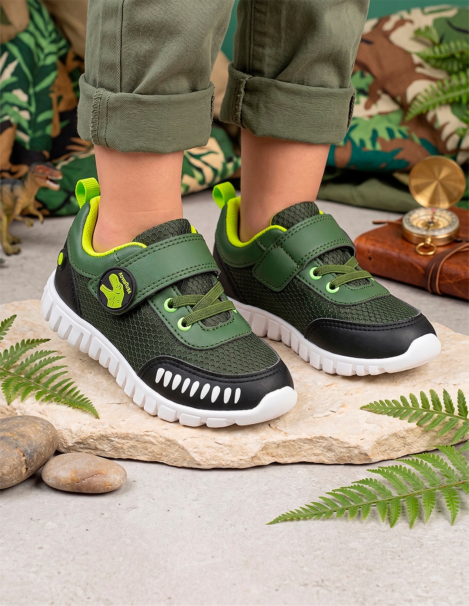 Tenis para niño Slip On Dinosaurios 5