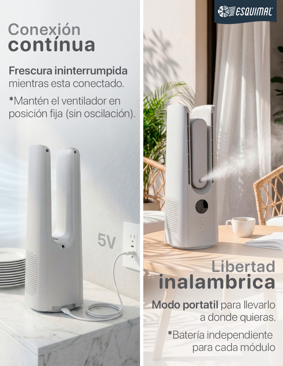 Enfriador evaporativo Esquimal No 9 velocidades