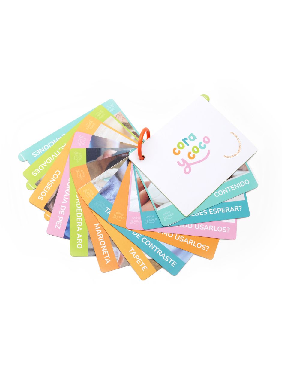 Kit de estimulación temprana Sensaciones Inicial Incluye guia de uso por etapas para 0 - 3 meses 14 piezas 5