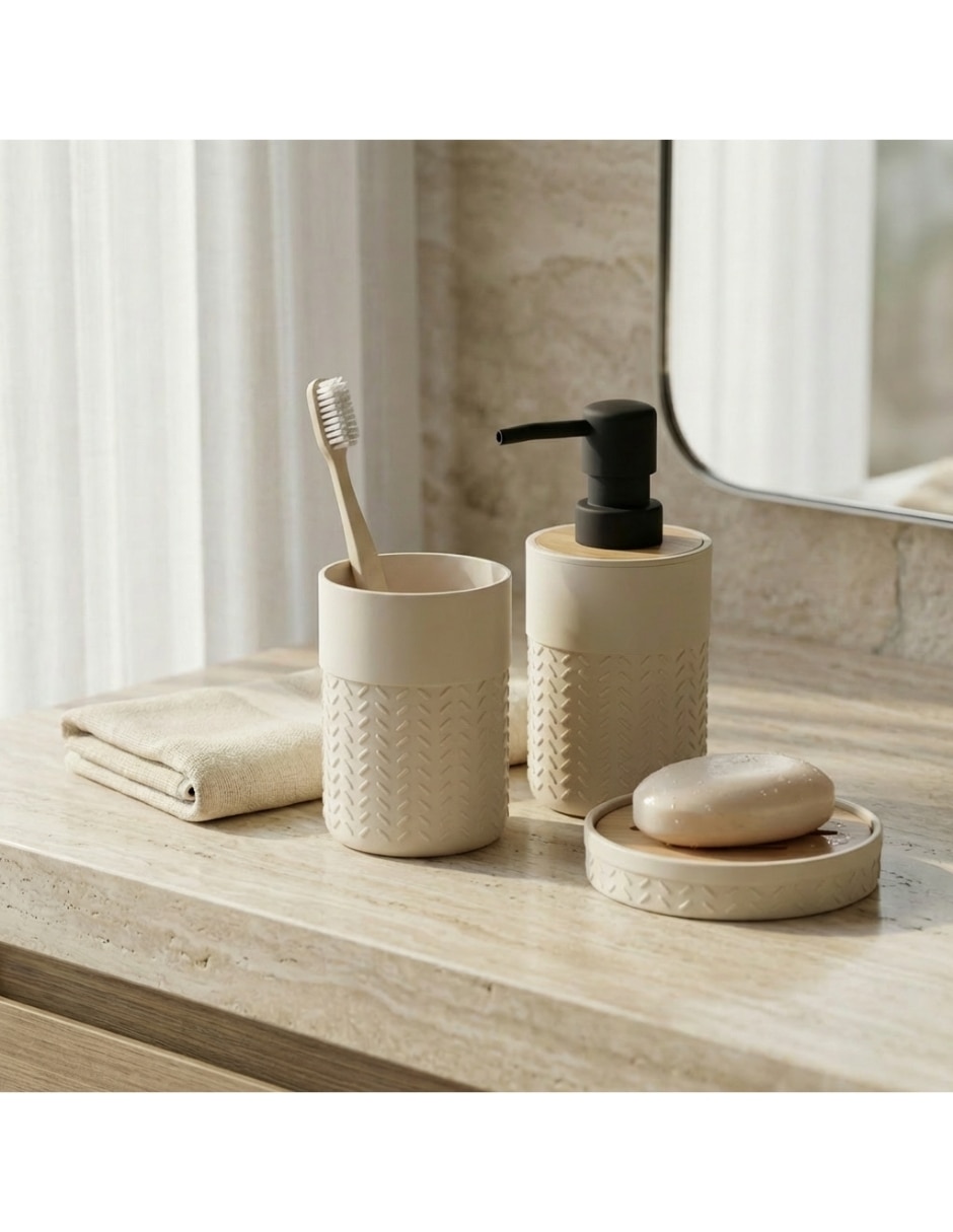 Juego de accesorios para baño Onyxo 5 piezas