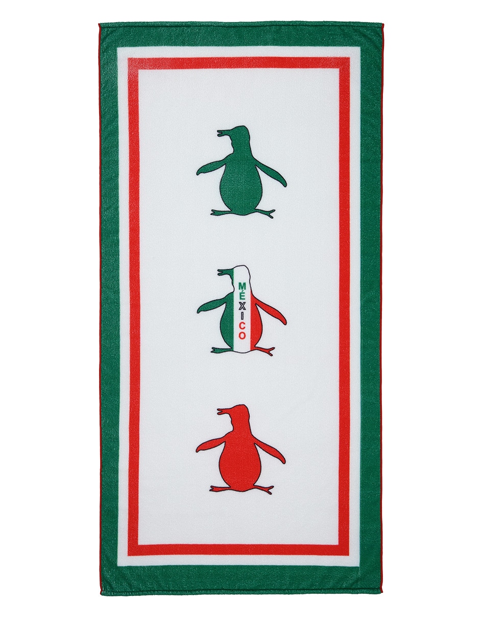 Toalla para baño Original Penguin Mexico World Cup de microfibra