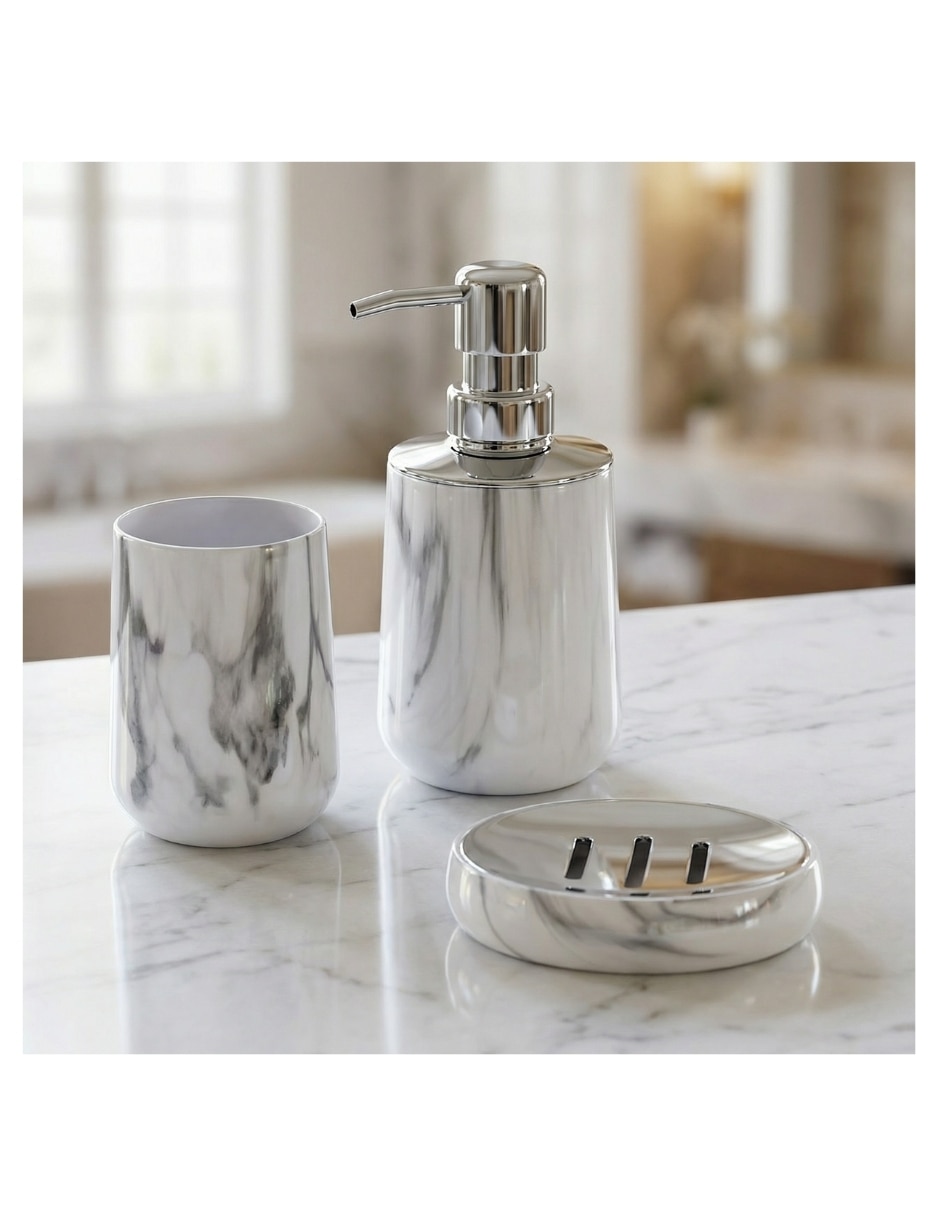 Juego de accesorios para baño Onyxo 5 piezas