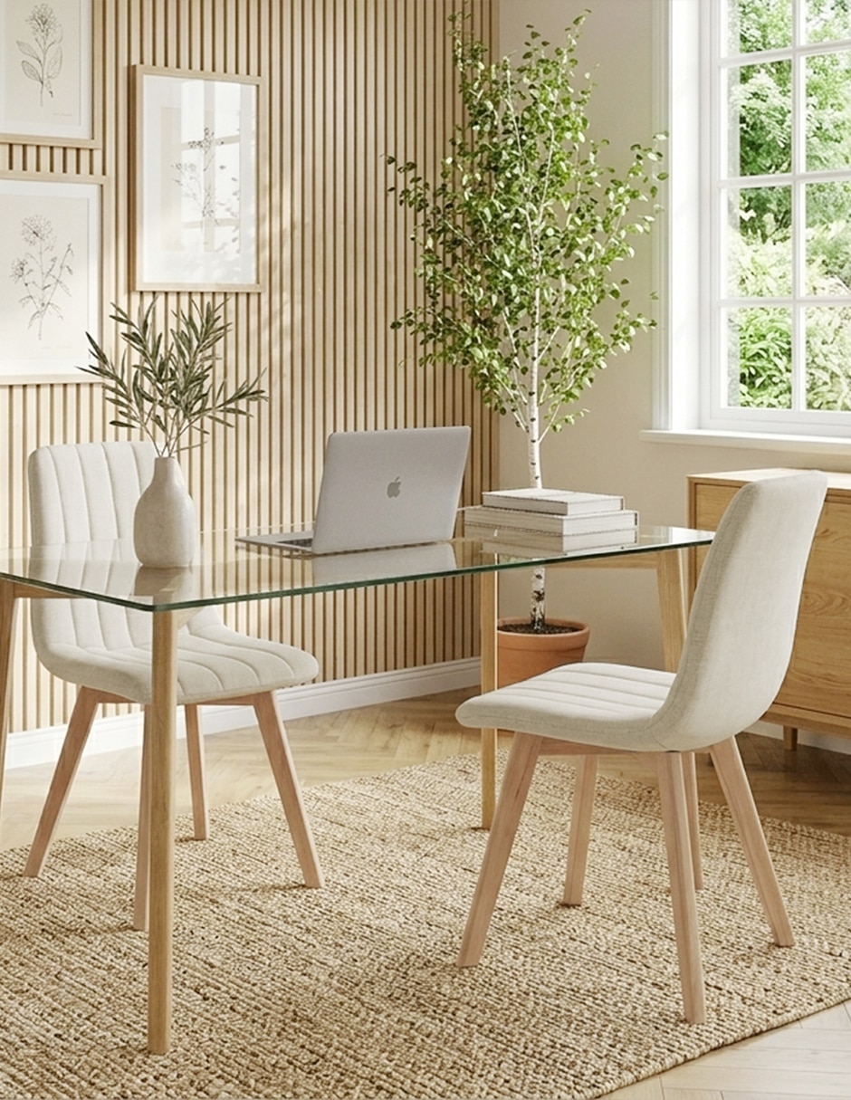 Juego de sillas 2 piezas de comedor Home Make de madera