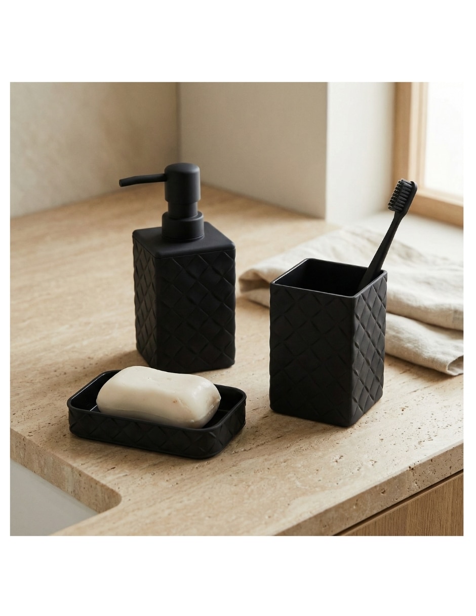 Juego de accesorios para baño Onyxo 5 piezas