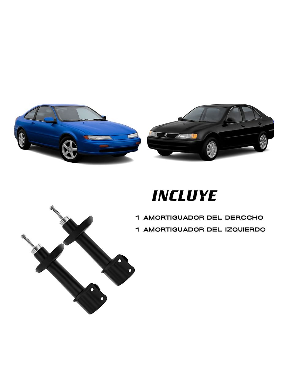 Amortiguador de suspensión delantera Interior Nissan Sentra 1996 al 2000 2 piezas 3