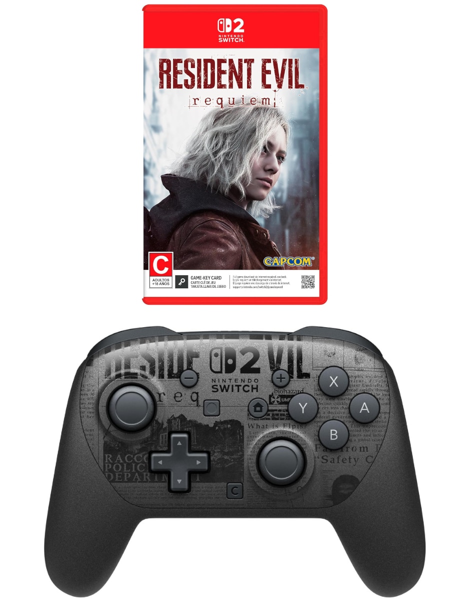 NINTENDO Control Nintendo inalámbrico para Nintendo Switch 2 edición especial Resident Evil Requiem