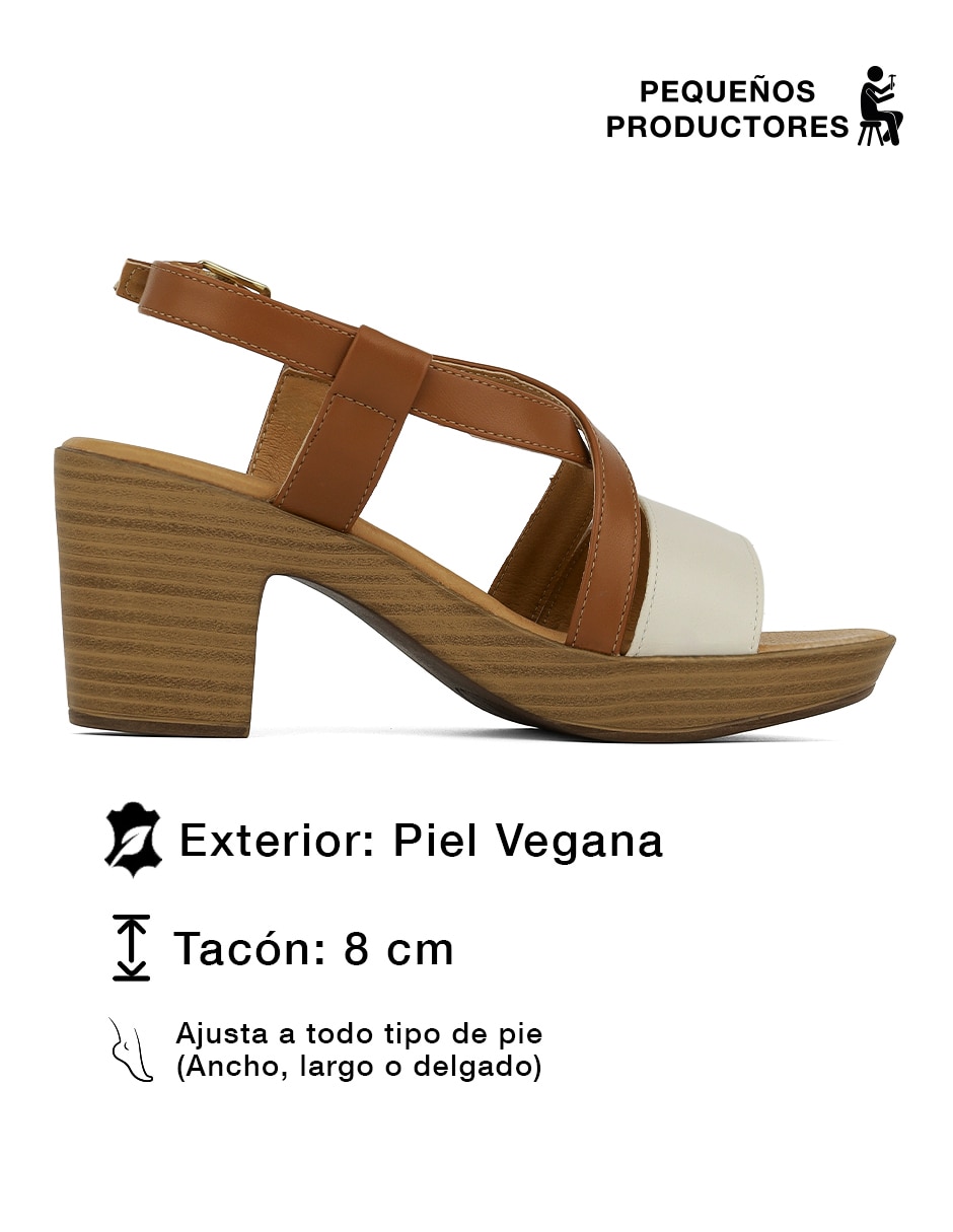 Sandalia Rbcollection para mujer