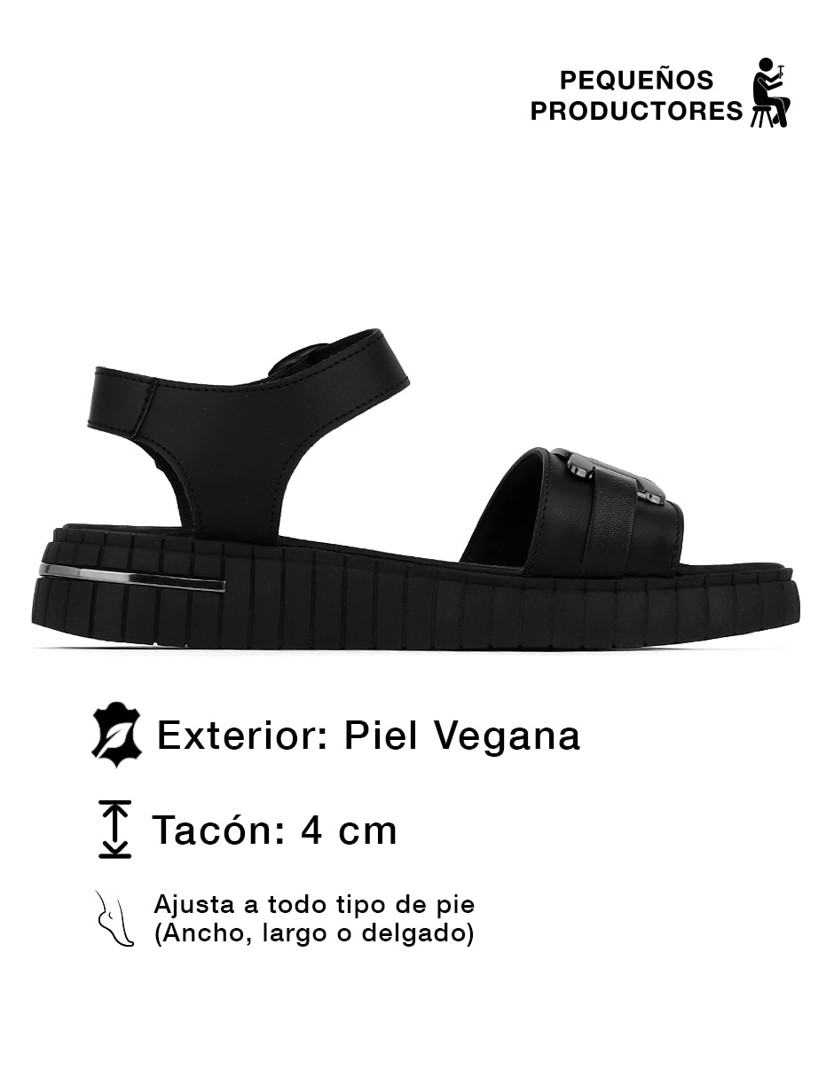 Sandalia Rbcollection para mujer