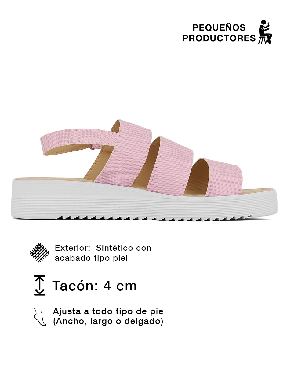 Sandalia Rbcollection para mujer