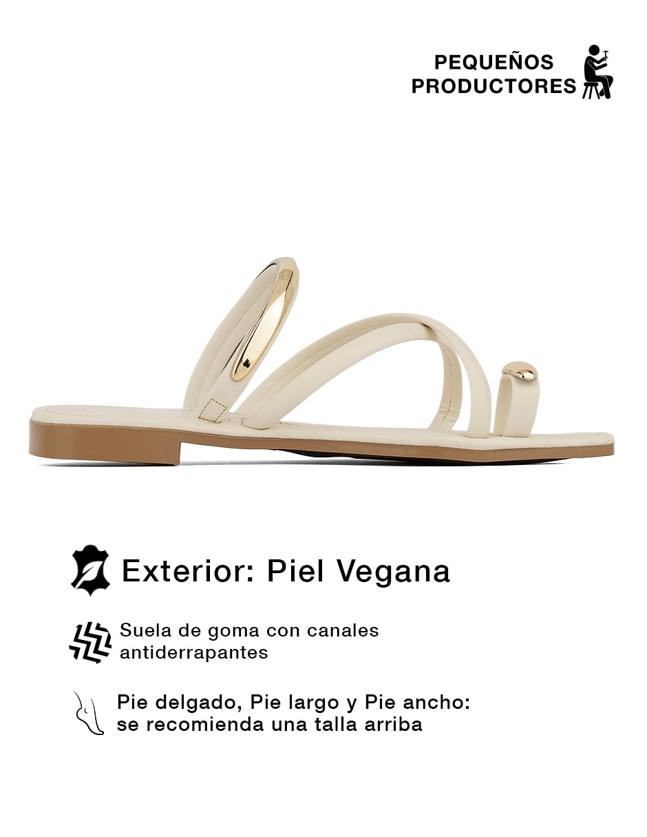 Sandalia Rbcollection para mujer