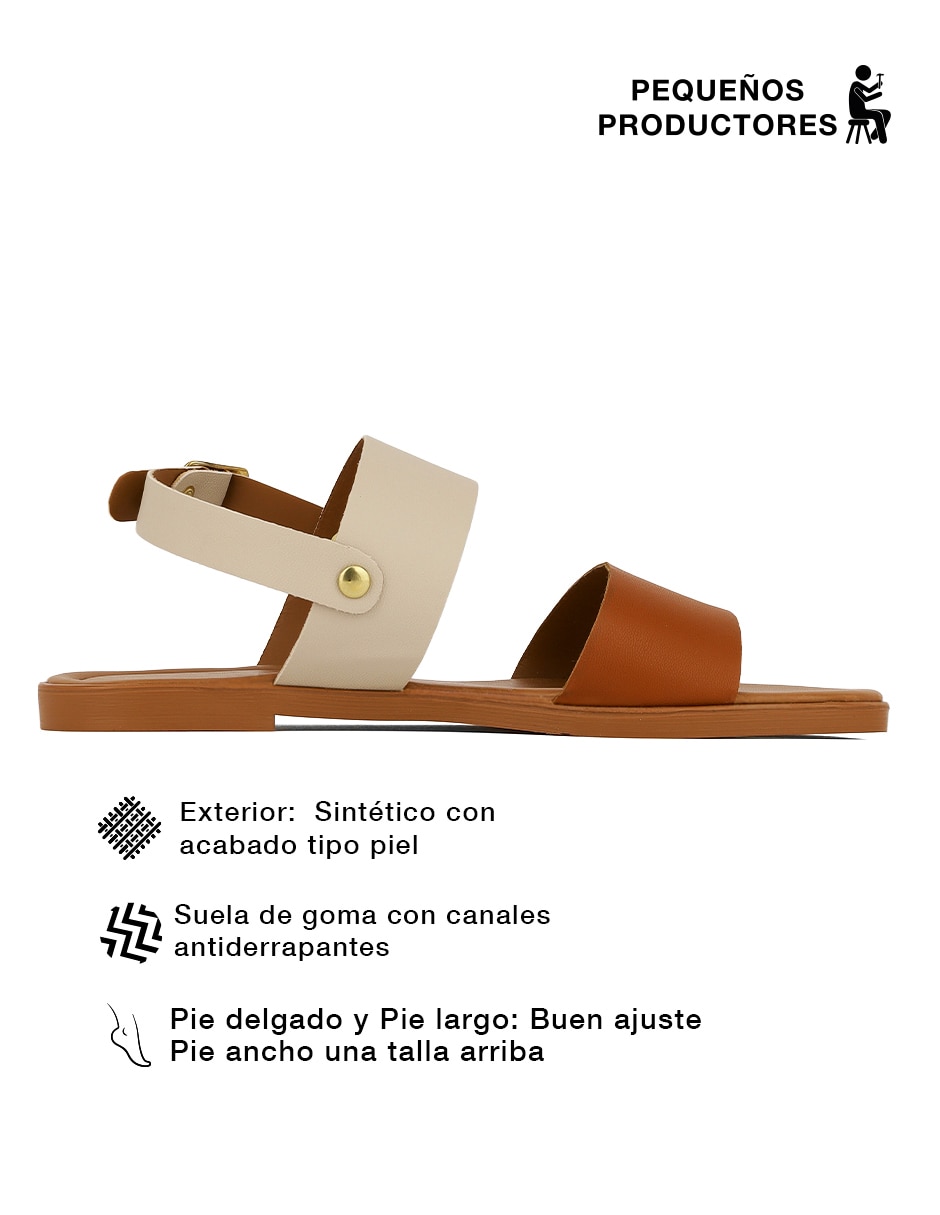 Sandalia Rbcollection para mujer