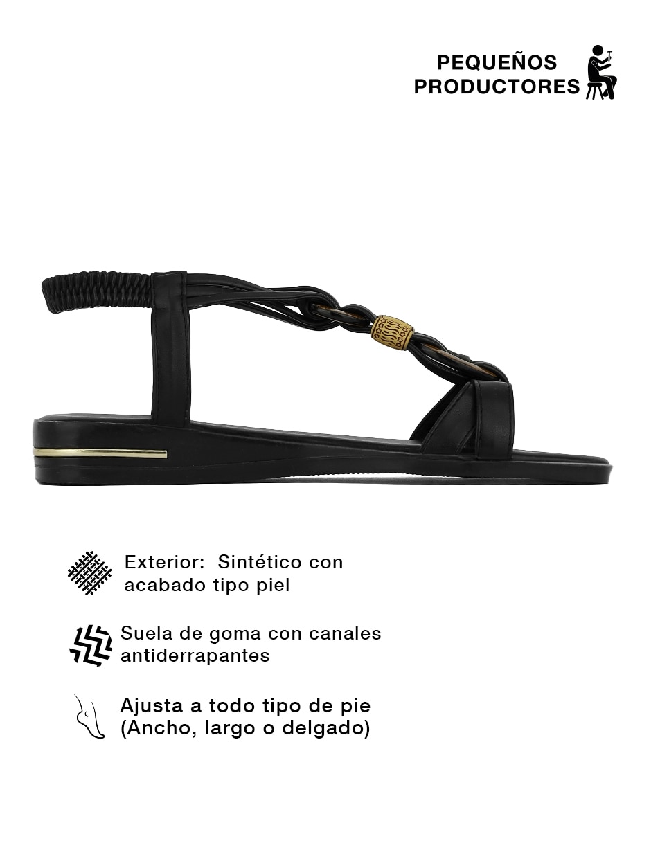 Sandalia Rbcollection para mujer