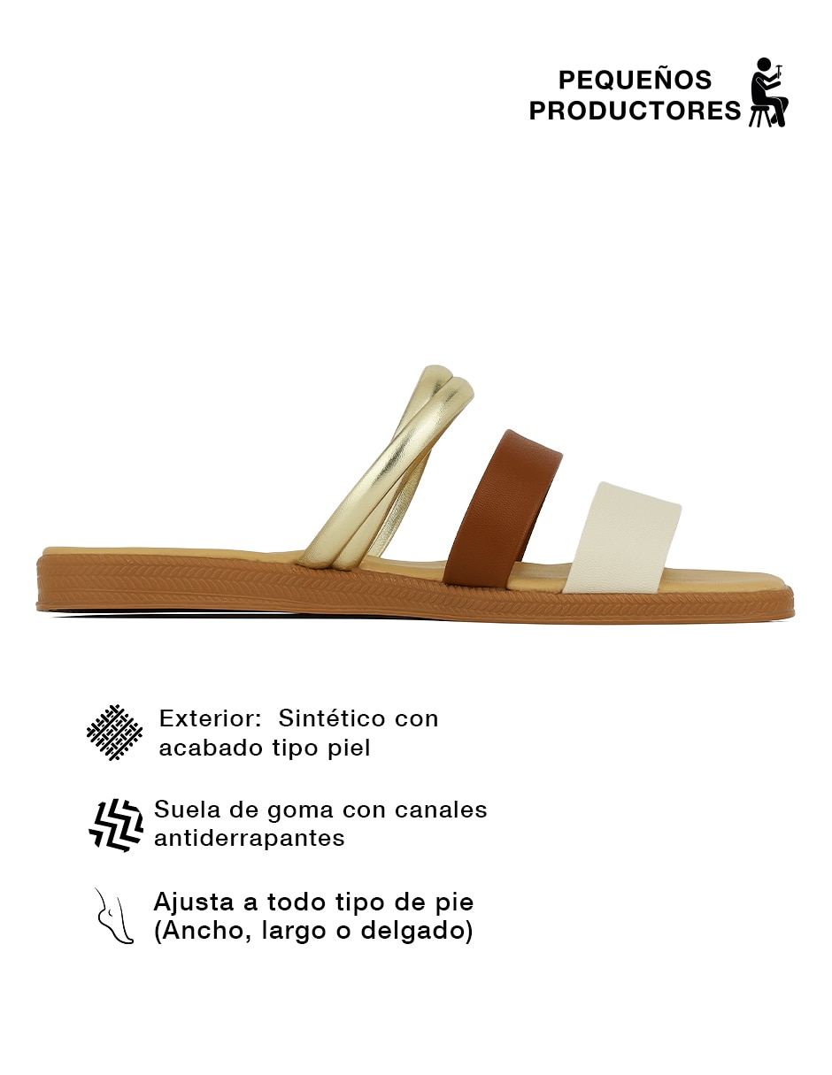 Sandalia Rbcollection para mujer
