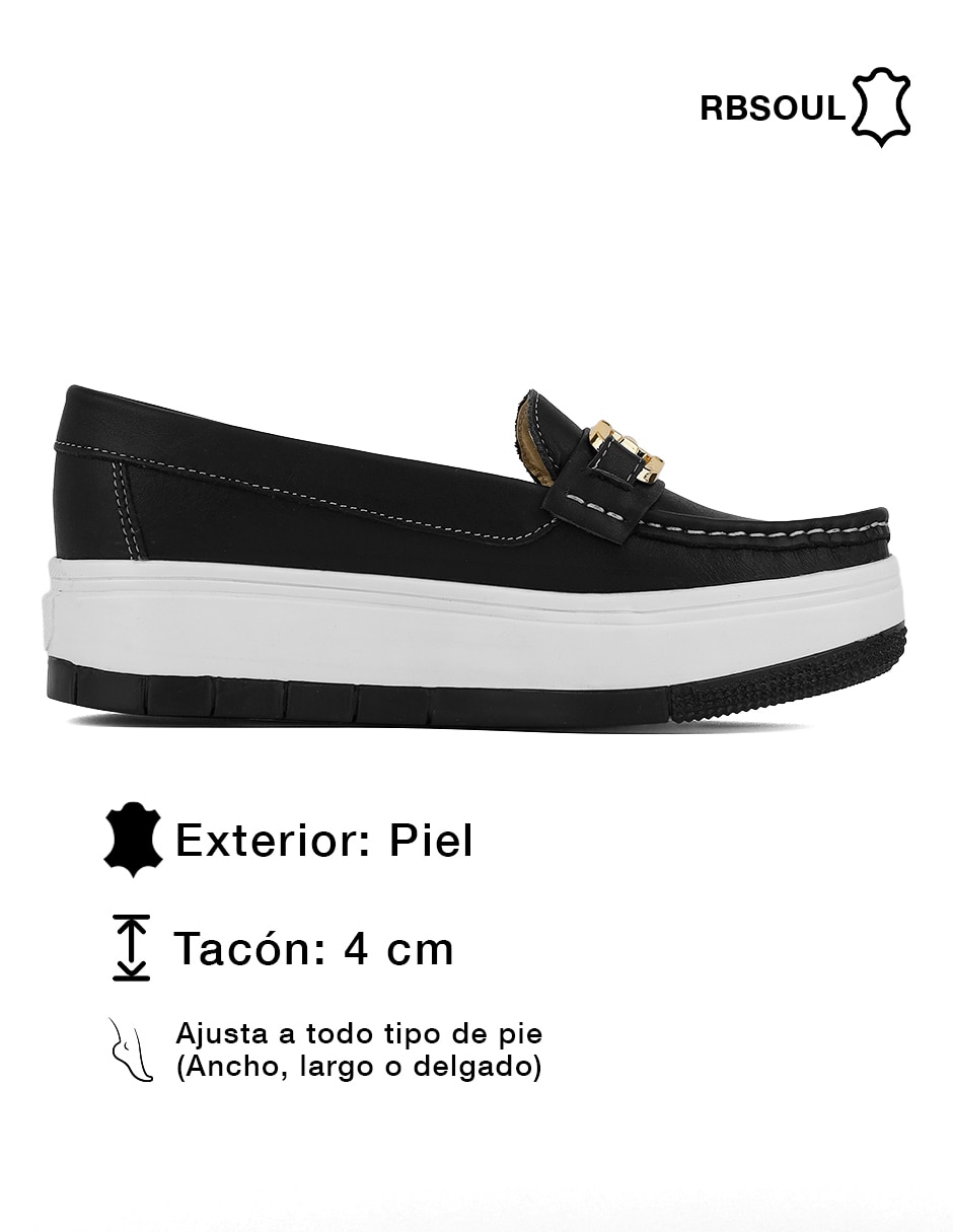 Zapato Rbcollection de piel para mujer